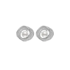 Elegant Freshwater Pearl Earrings WE00436 | GARDENS