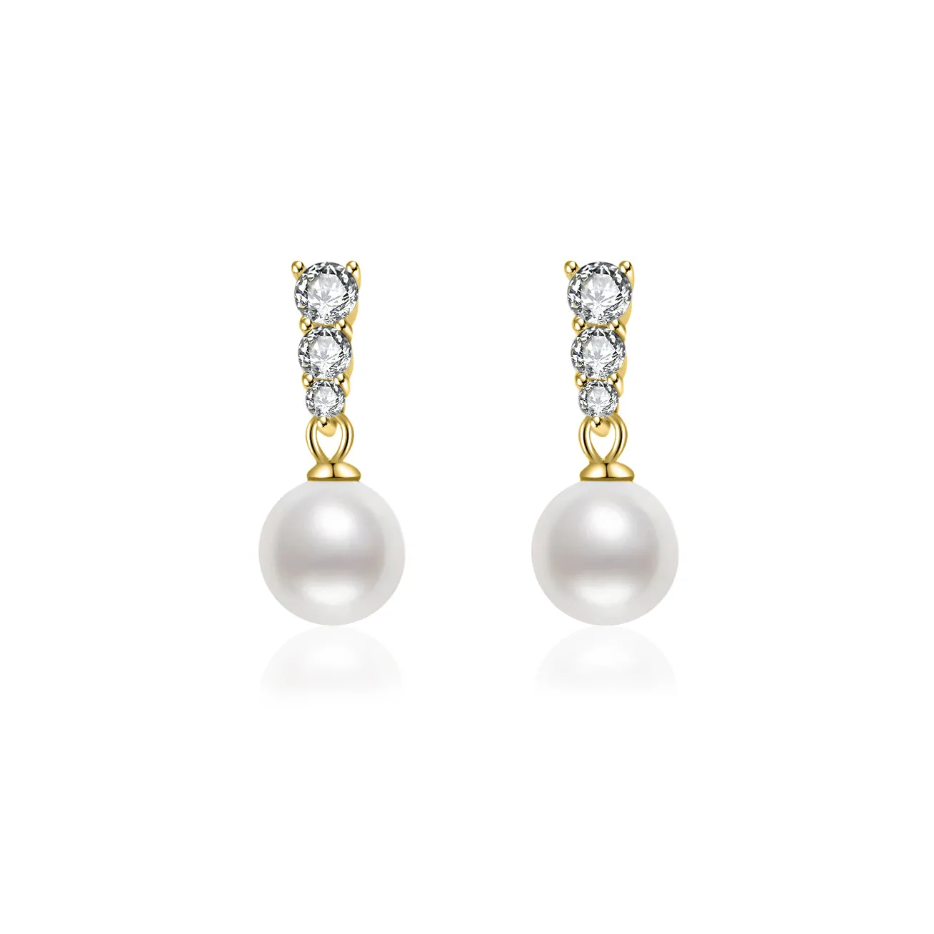 Elegant Freshwater Pearl Earrings WE00443