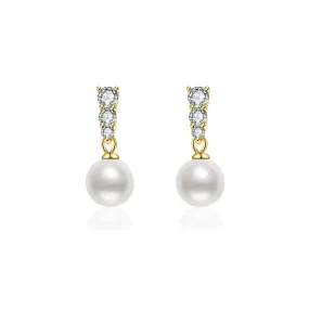 Elegant Freshwater Pearl Earrings WE00443