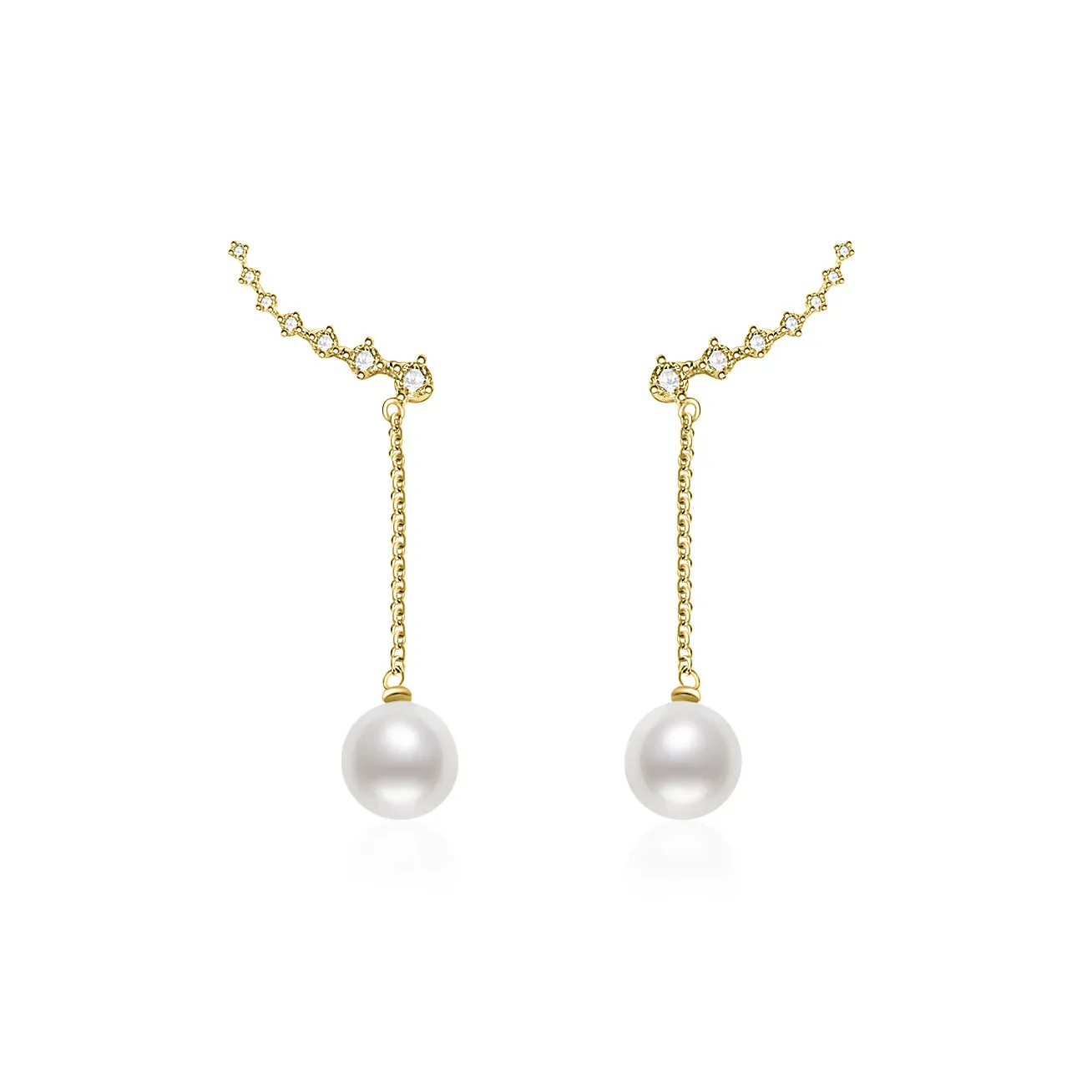 Elegant Freshwater Pearl Earrings WE00445