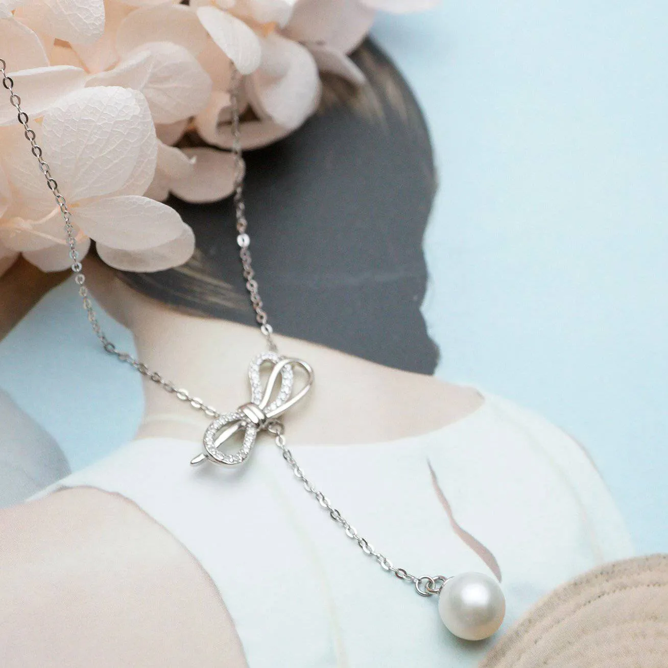 Elegant Freshwater Pearl Necklace WN00055