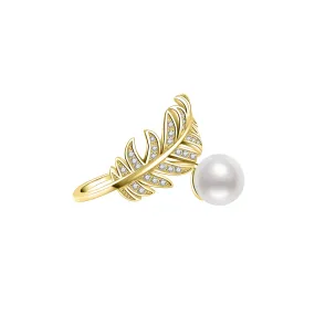 Elegant Freshwater Pearl Ring WR00207 | GARDENS