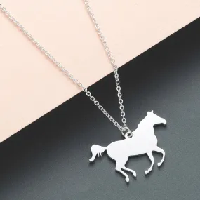 Elegant Full Horse Necklace