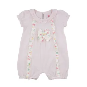 Elegant Kids Romper With Ruffle Details