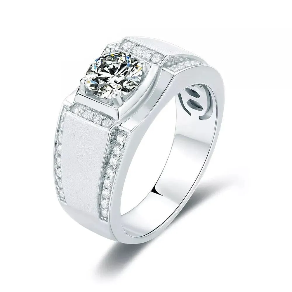 Elegant Moissanite 925 Sterling Ring