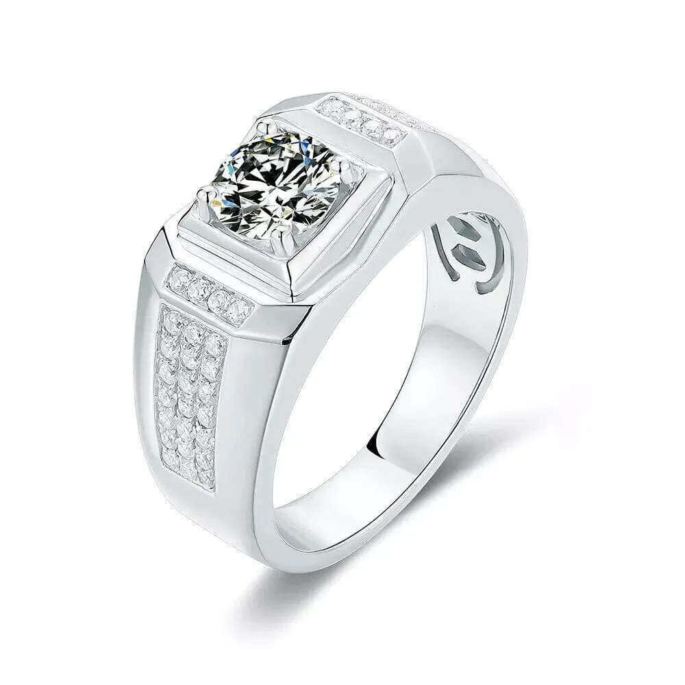 Elegant Moissanite 925 Sterling Ring