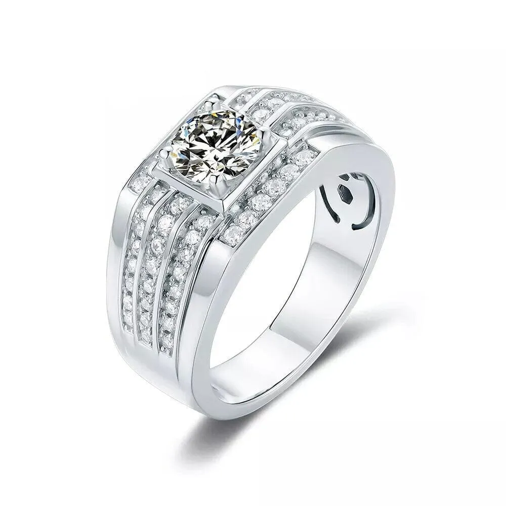 Elegant Moissanite 925 Sterling Ring