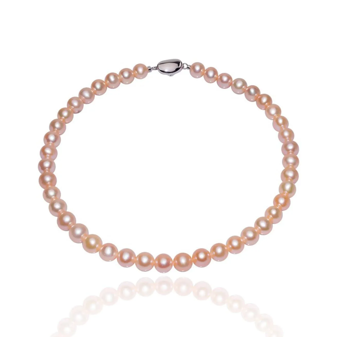 Elegant Pink Freshwater Pearl Necklace WN00195