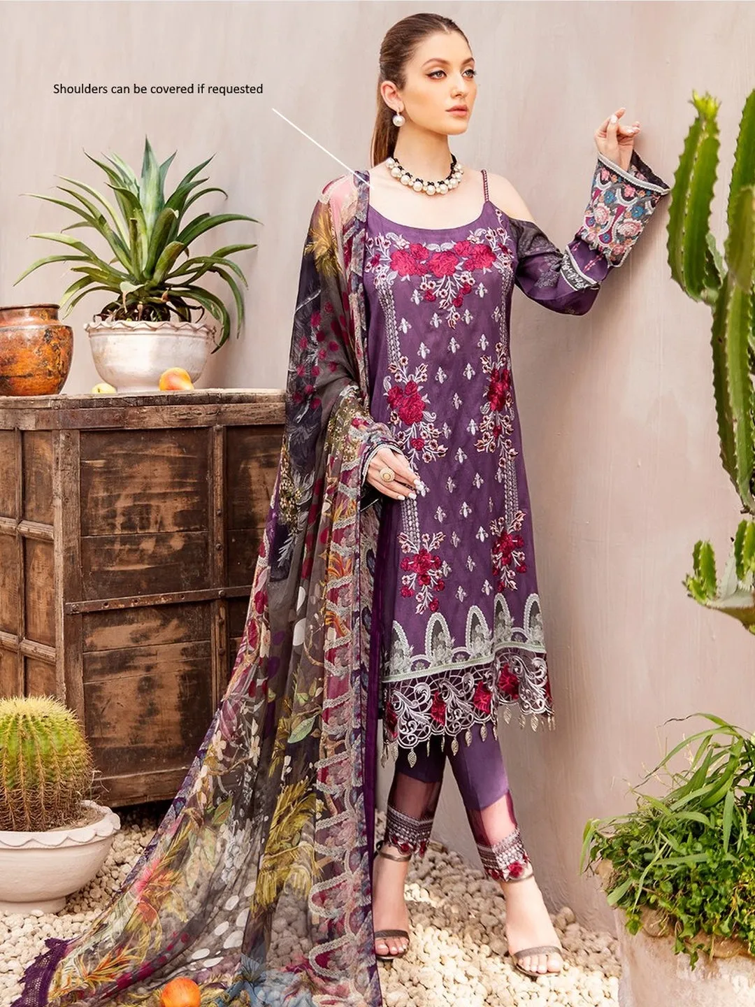 Embroidered Chiffon & Lawn