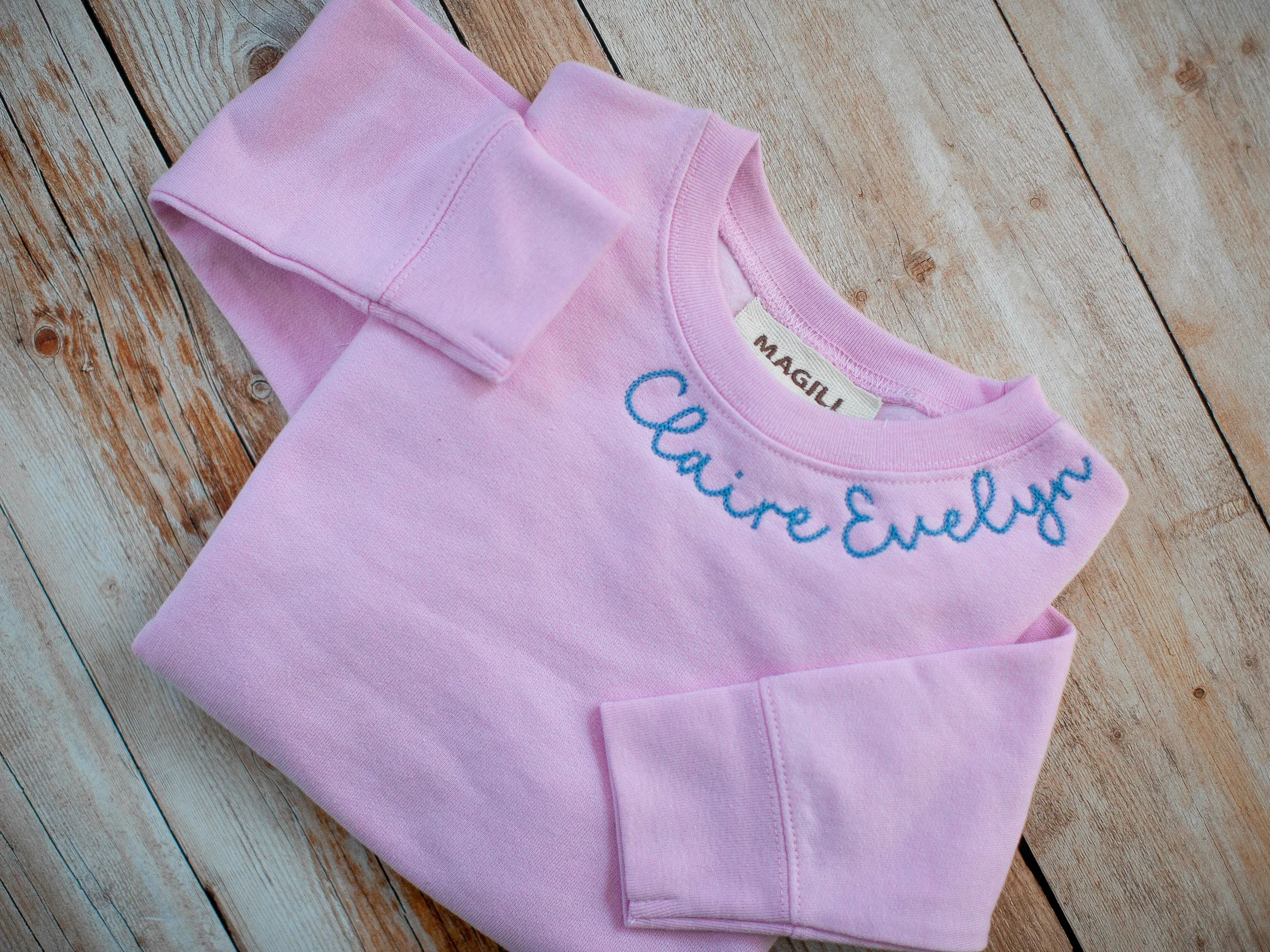 Embroidered Toddler Sweatshirt