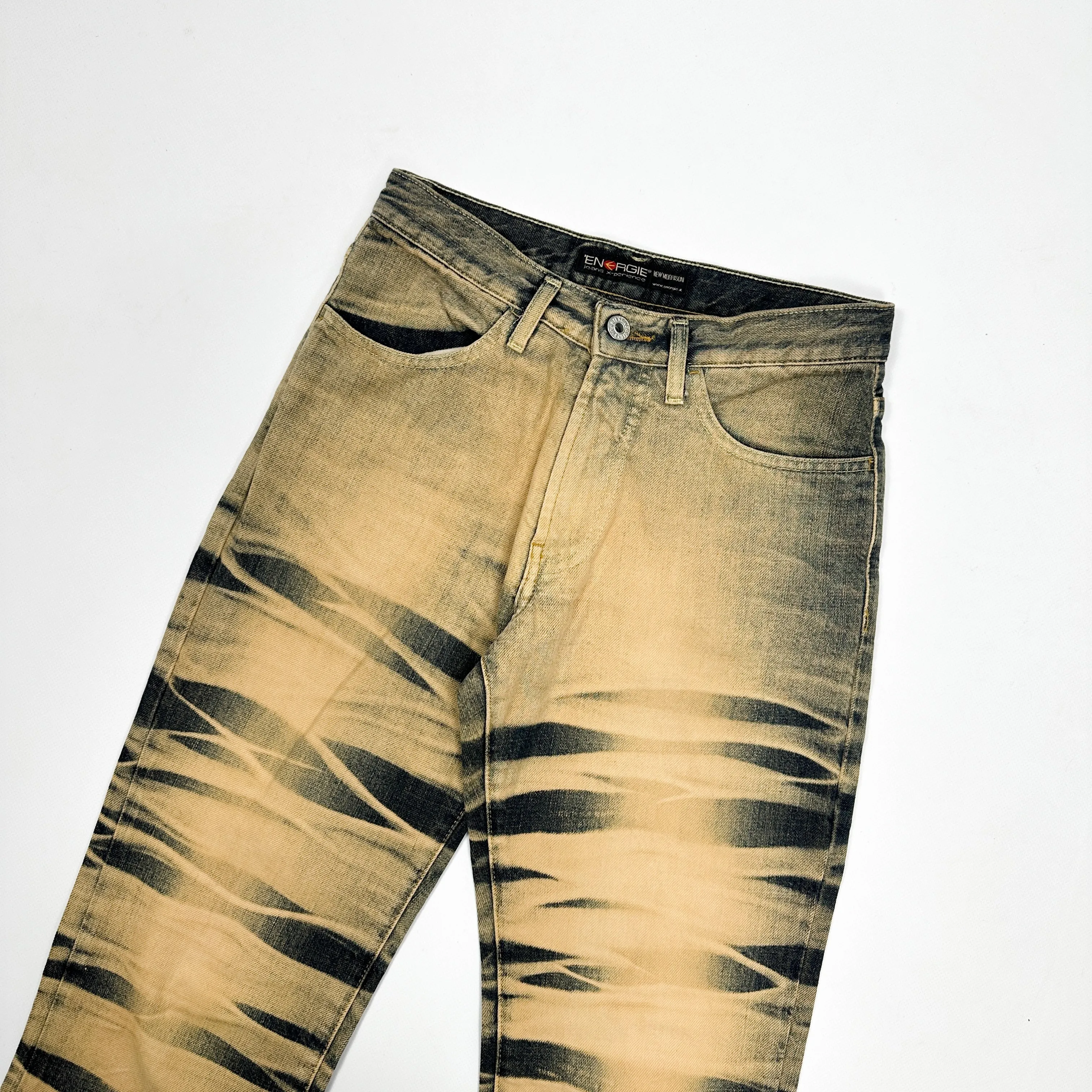 Energie New Morrison Faded Denim Pants 1990's