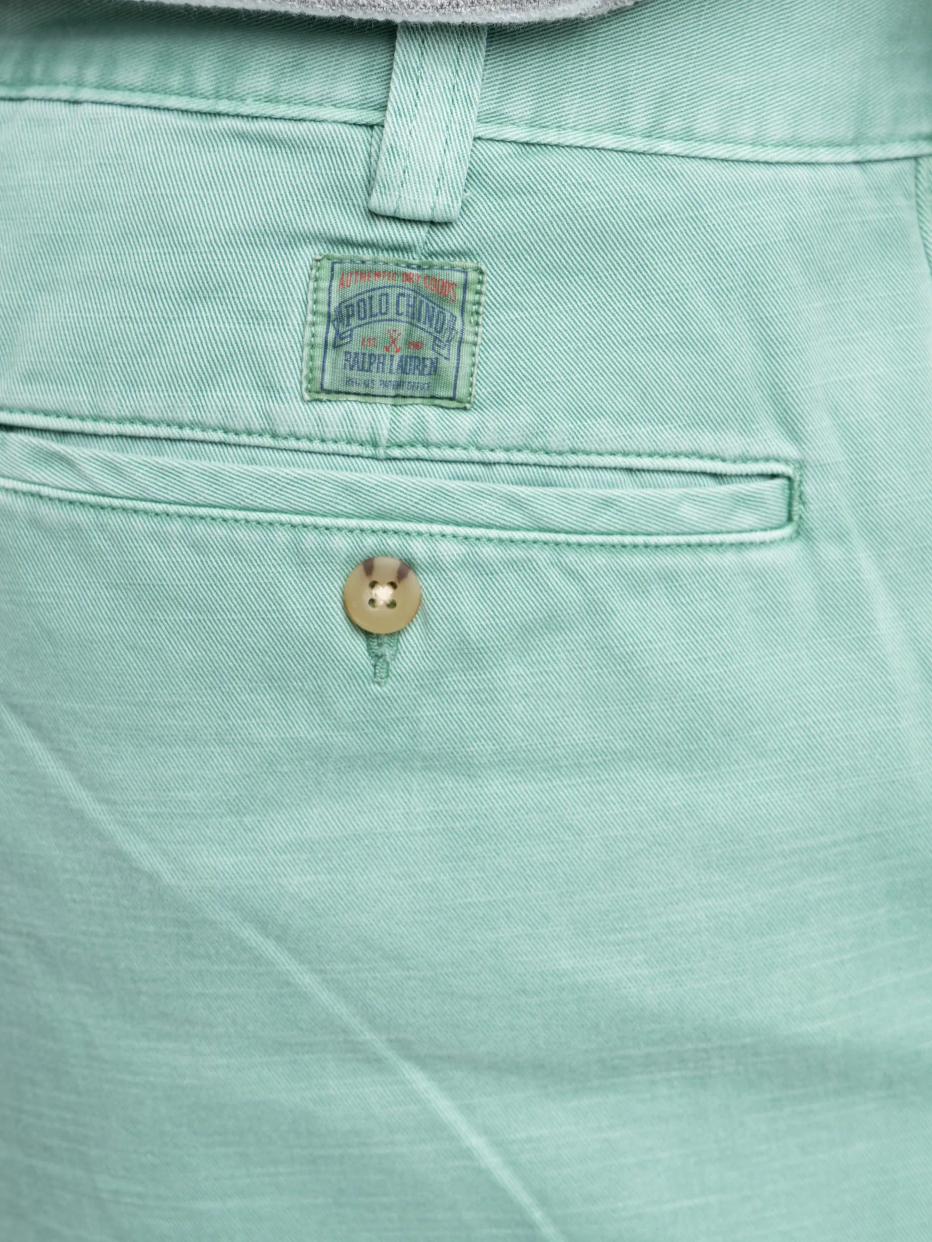 Faded Mint Stretch Straight Fit Chino Short