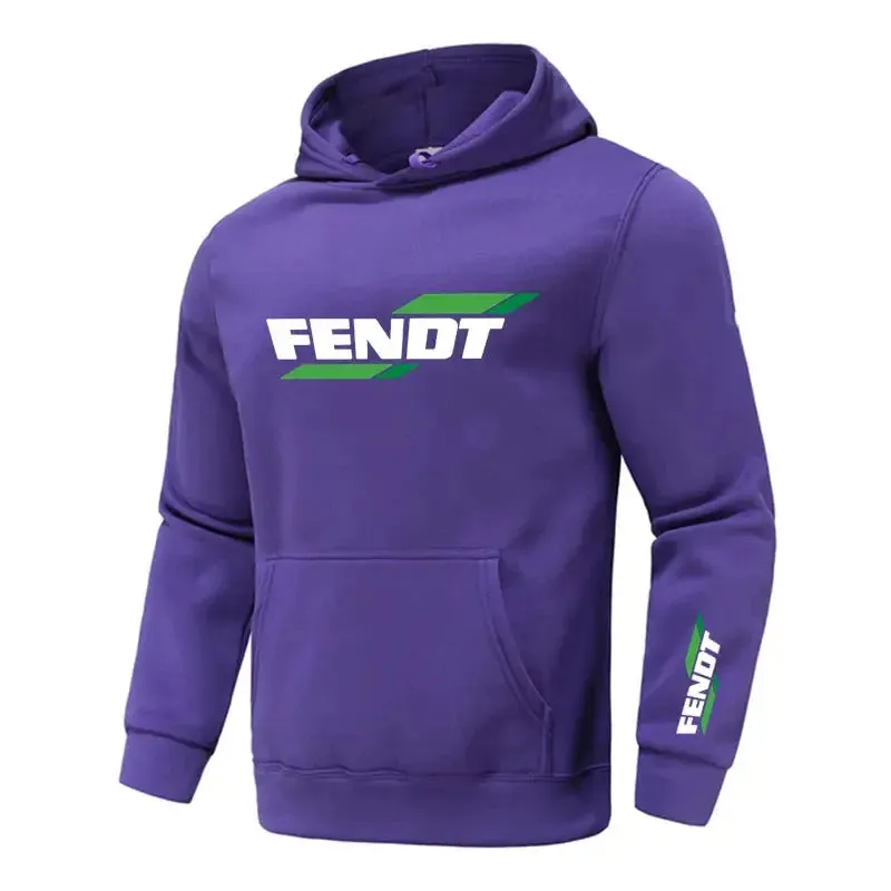 Fashion Hoodie Men Fashion Tractor FENDT Sweatshirt with Print Autumn Winter Streetwear Men Women Casual Pullover Hoody Male