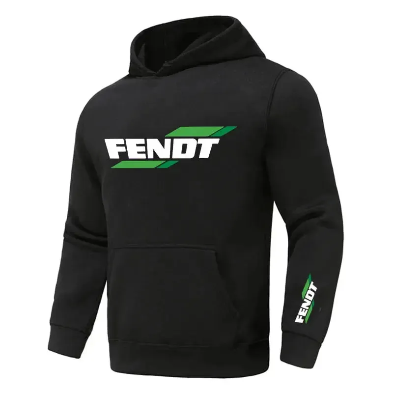 Fashion Hoodie Men Fashion Tractor FENDT Sweatshirt with Print Autumn Winter Streetwear Men Women Casual Pullover Hoody Male