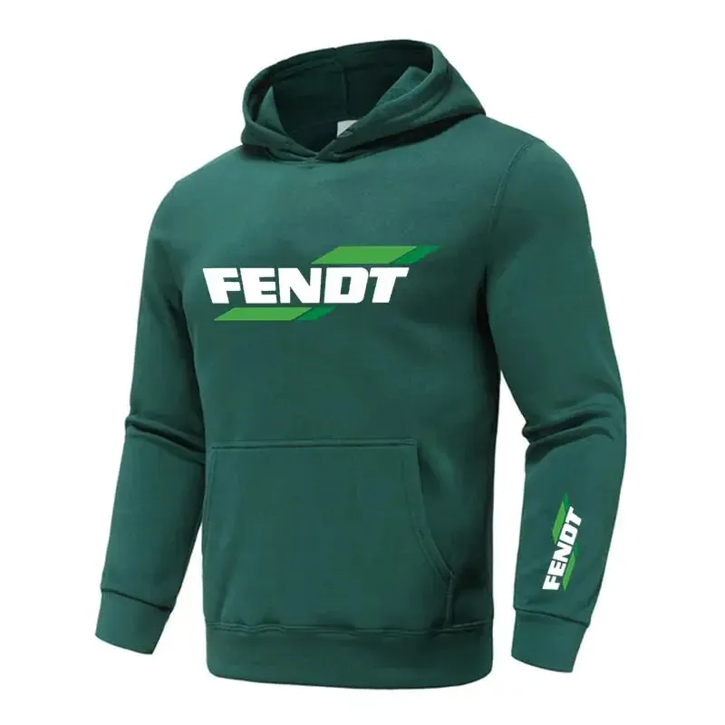 Fashion Hoodie Men Fashion Tractor FENDT Sweatshirt with Print Autumn Winter Streetwear Men Women Casual Pullover Hoody Male