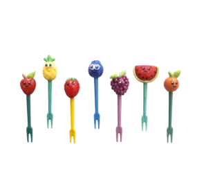 Fruit Handmade Food Picks (7 pieces)