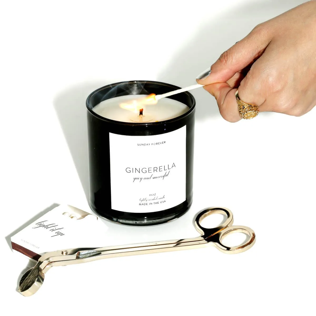 Gingerella Luxury Candle with Sandalwood and Ginger