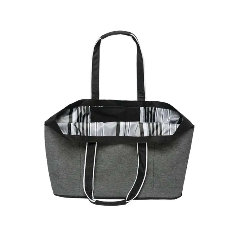 Grey Oversized Beach Tote