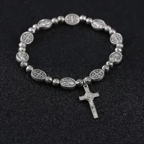 Handmade Rosary WWJD Bracelet