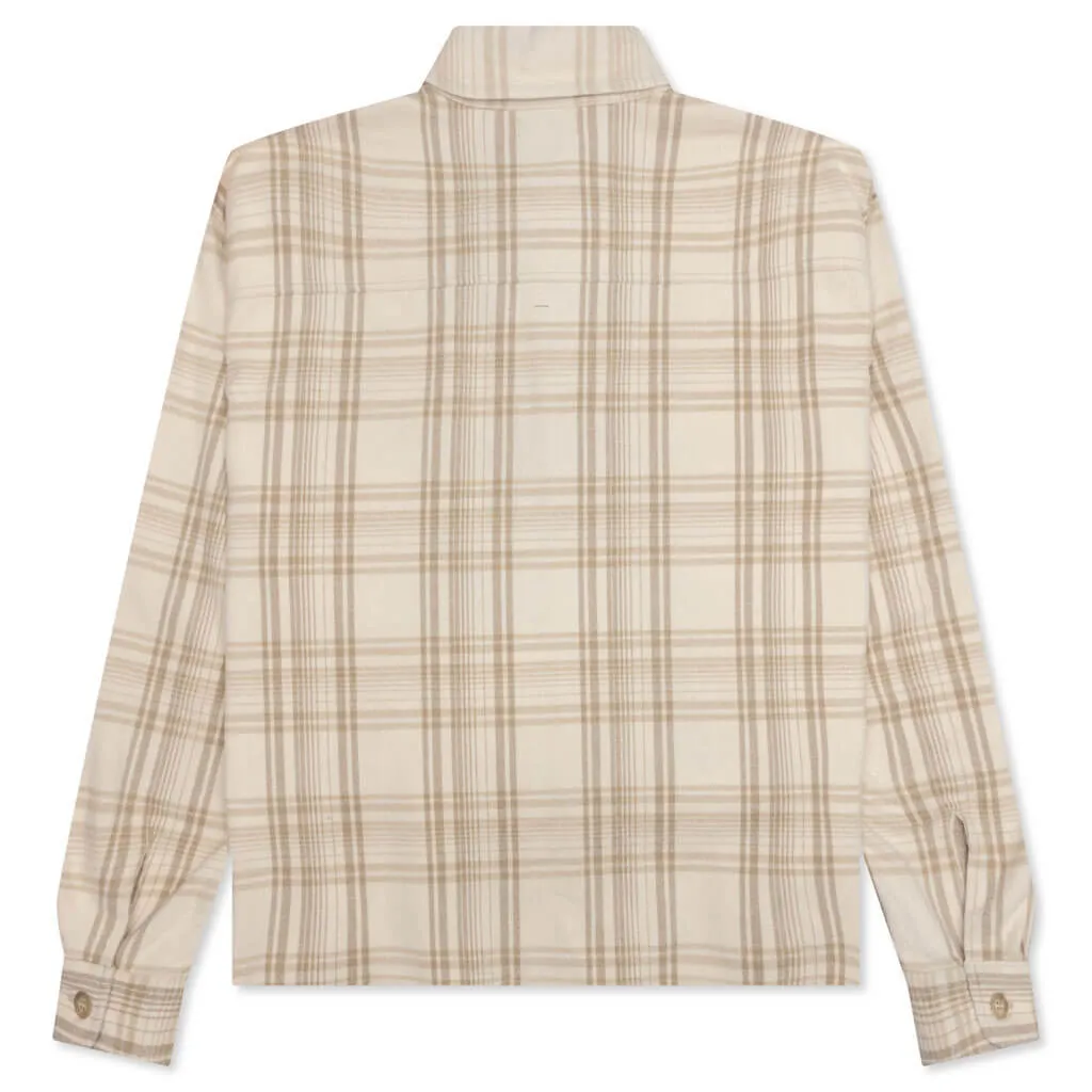 Hemi Oversized Shirt - Wheat Check