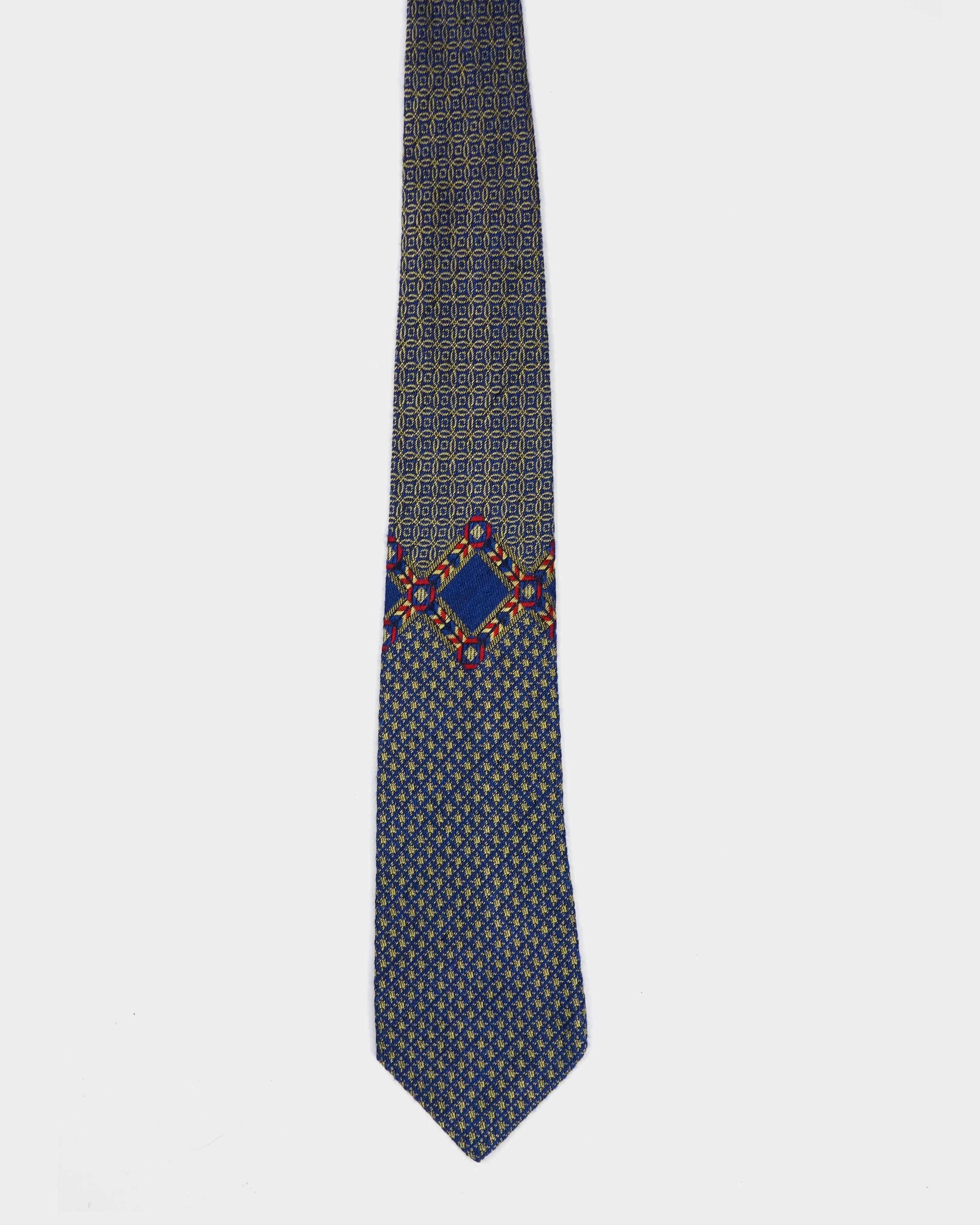 Jean Paul Gaultier Patterned Texture Tie 1990's