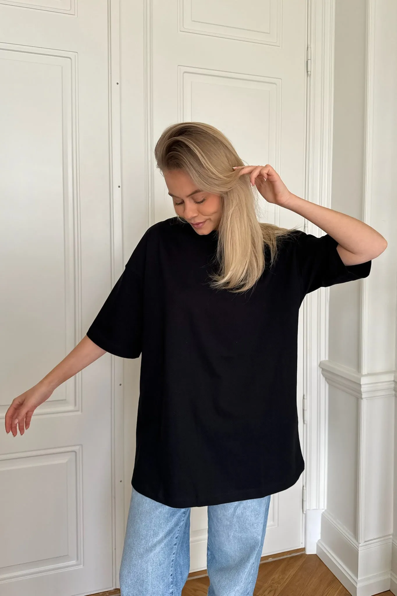 JXValeria Oversized Tshirt - Sort