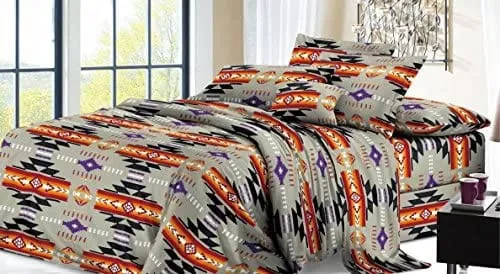 KING   6 piece Western LUXURY SHEET SET