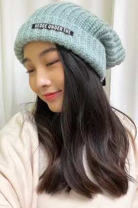 KNIT OVERSIZED BEANIE