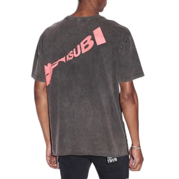 Ksubi Angels Biggie SS Tee (Faded Black) MFA23TE006