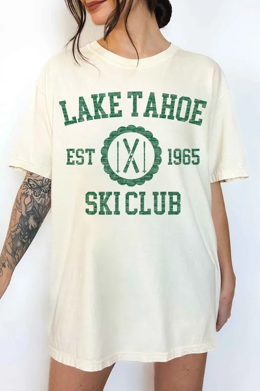 LAKE TAHOE SKI CLUB OVERSIZED TEE