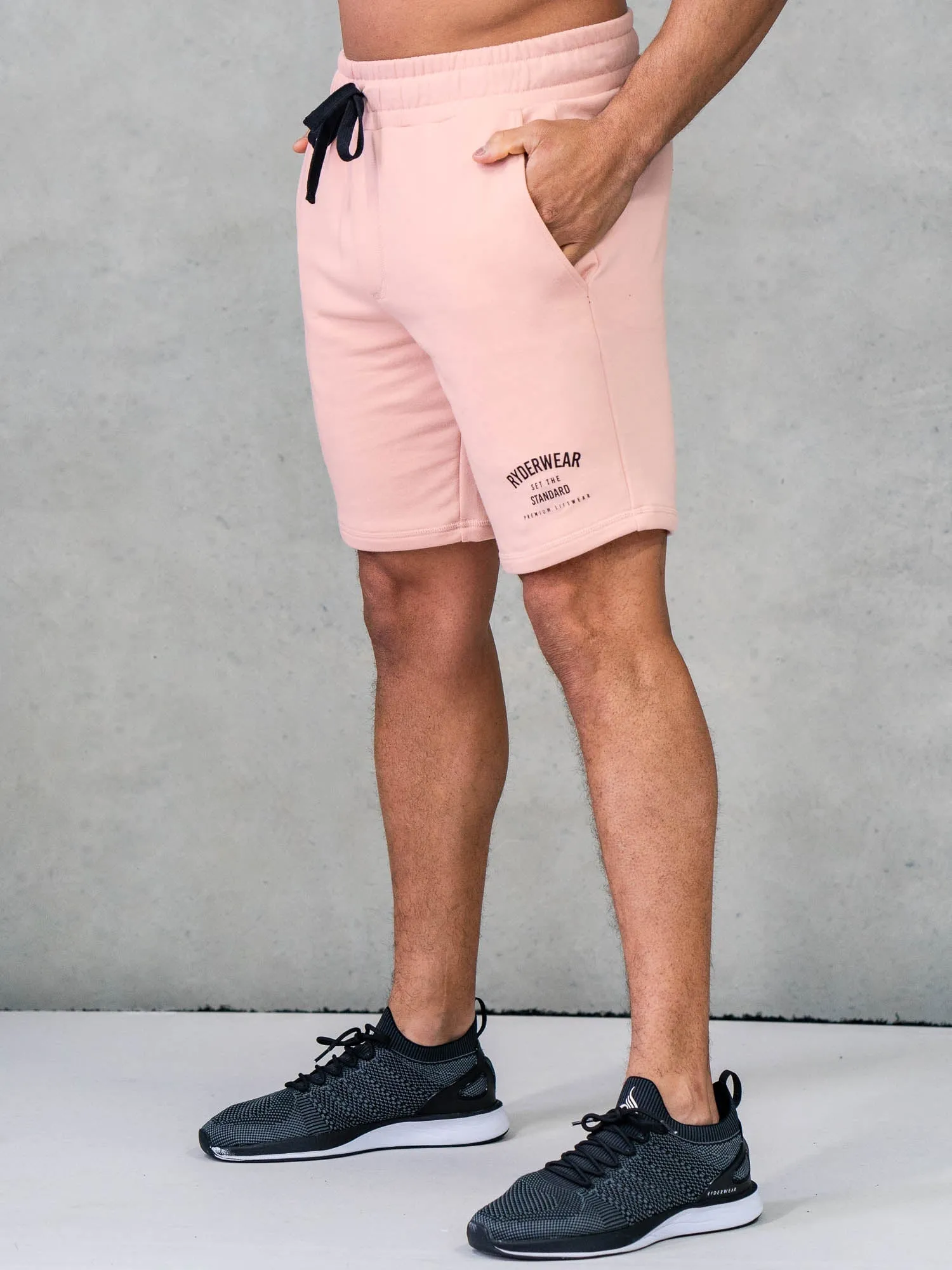 Legacy Track Shorts - Faded Pink