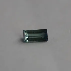 Loose 0.69 Ct Rectangle Teal Sapphire