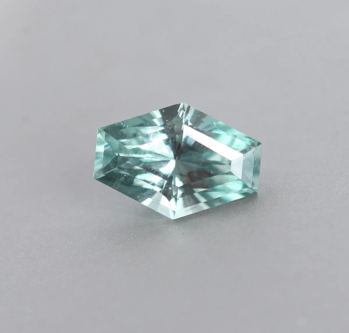 Loose 0.74 Ct Coffin Montana Mint Green Sapphire