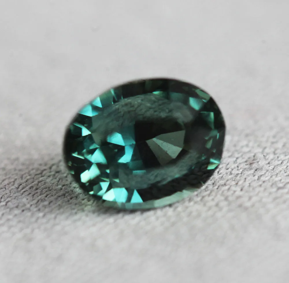 Loose 2 Ct Oval Teal Sapphire