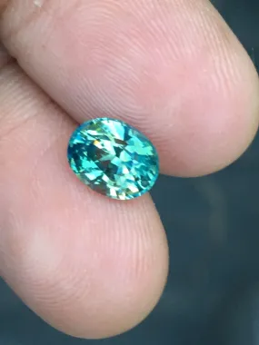 Loose 2.67 Ct Oval Teal Sapphire