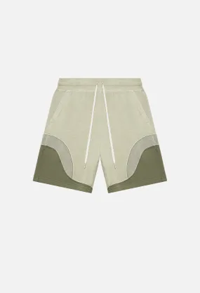 Loose Stitch Shorts / Washed Olive