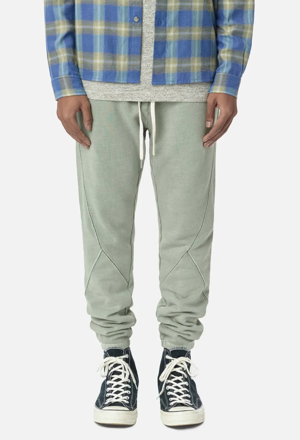 Loose Stitch Sweatpants / Washed Olive