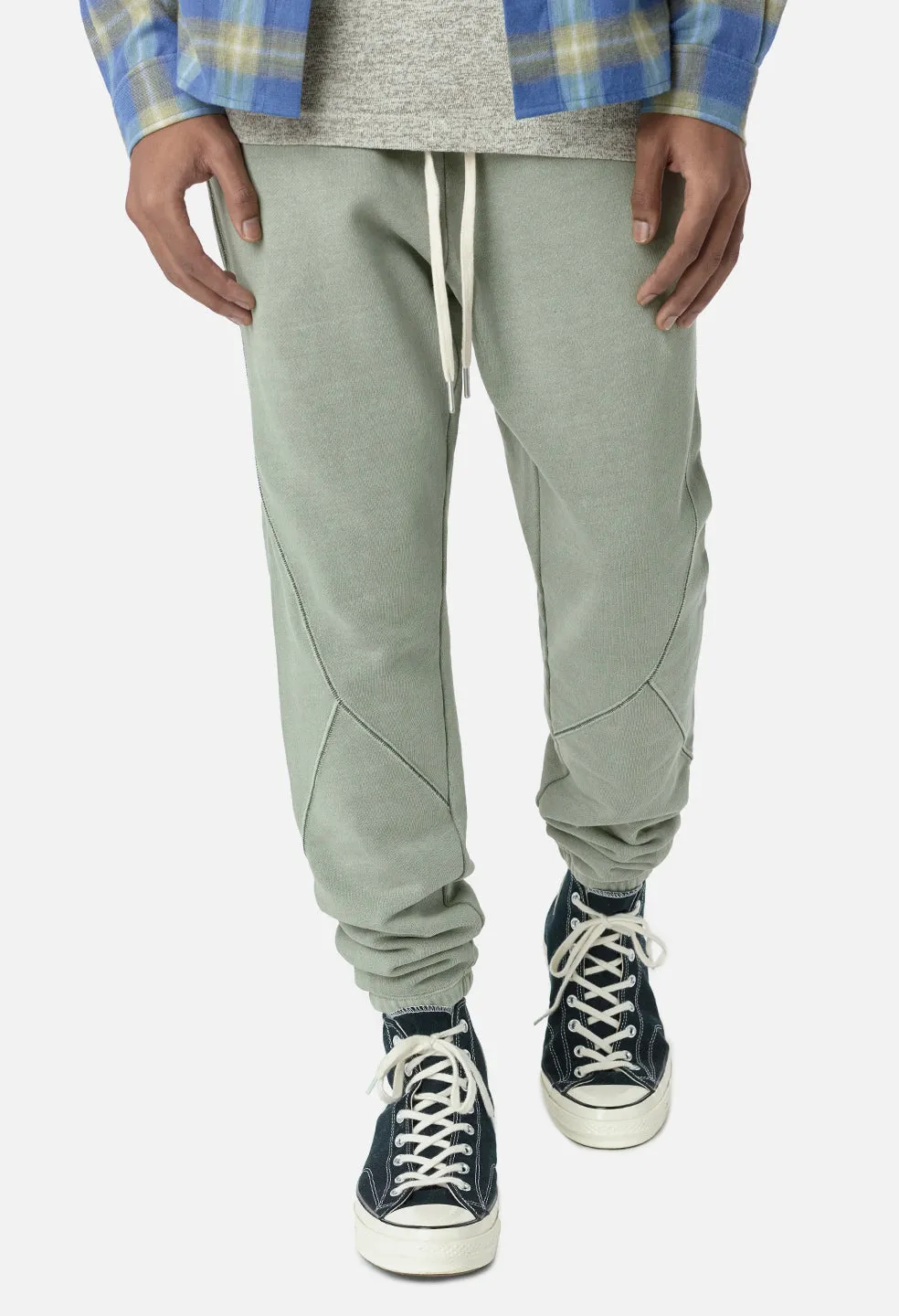 Loose Stitch Sweatpants / Washed Olive