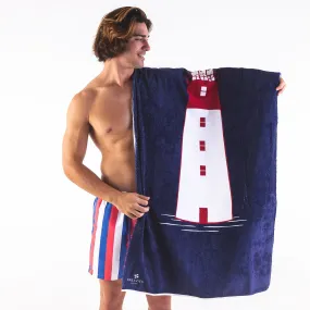 Luxury Beach Towel | Lighthouse