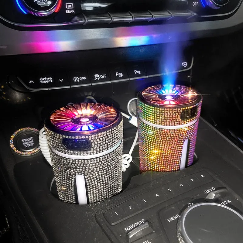 Luxury Car Humidifier LED Light Car Diffuser