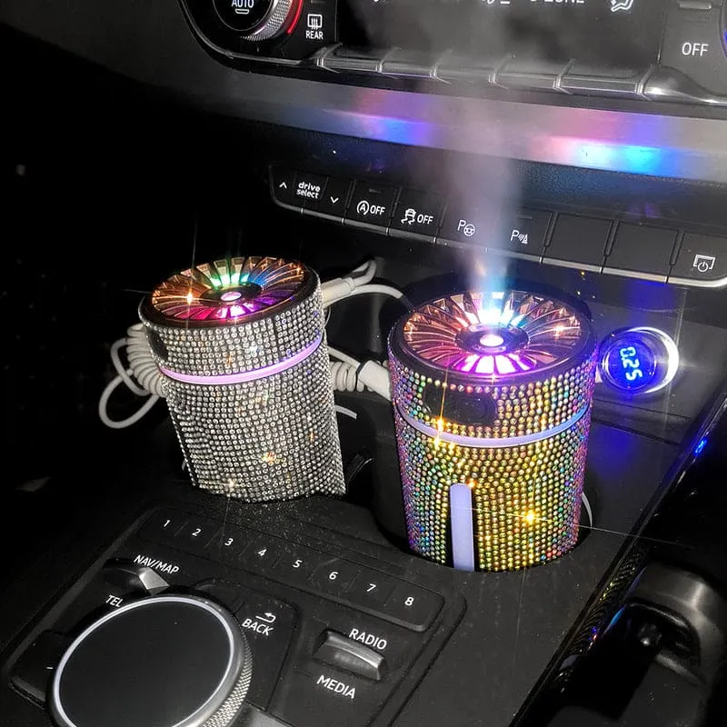 Luxury Car Humidifier LED Light Car Diffuser