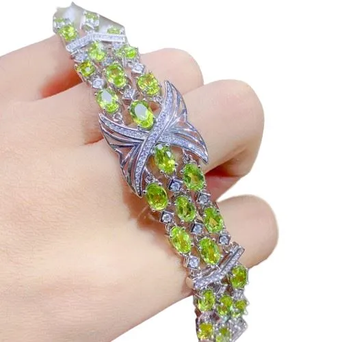 Luxury Peridot 925 Sterling Silver