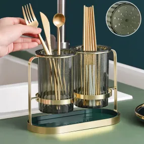 Luxury Spoon Fork Chopsticks Storage Holder