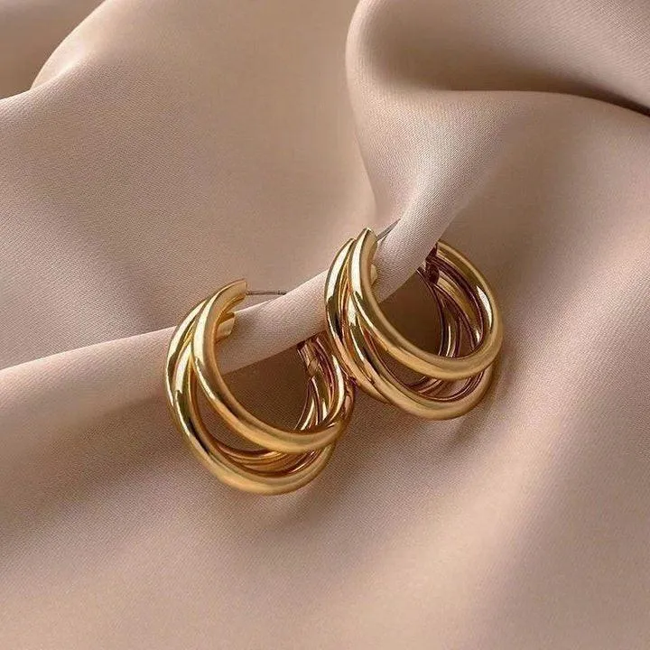 MAC097 French Style High-end Light Luxury Earrings