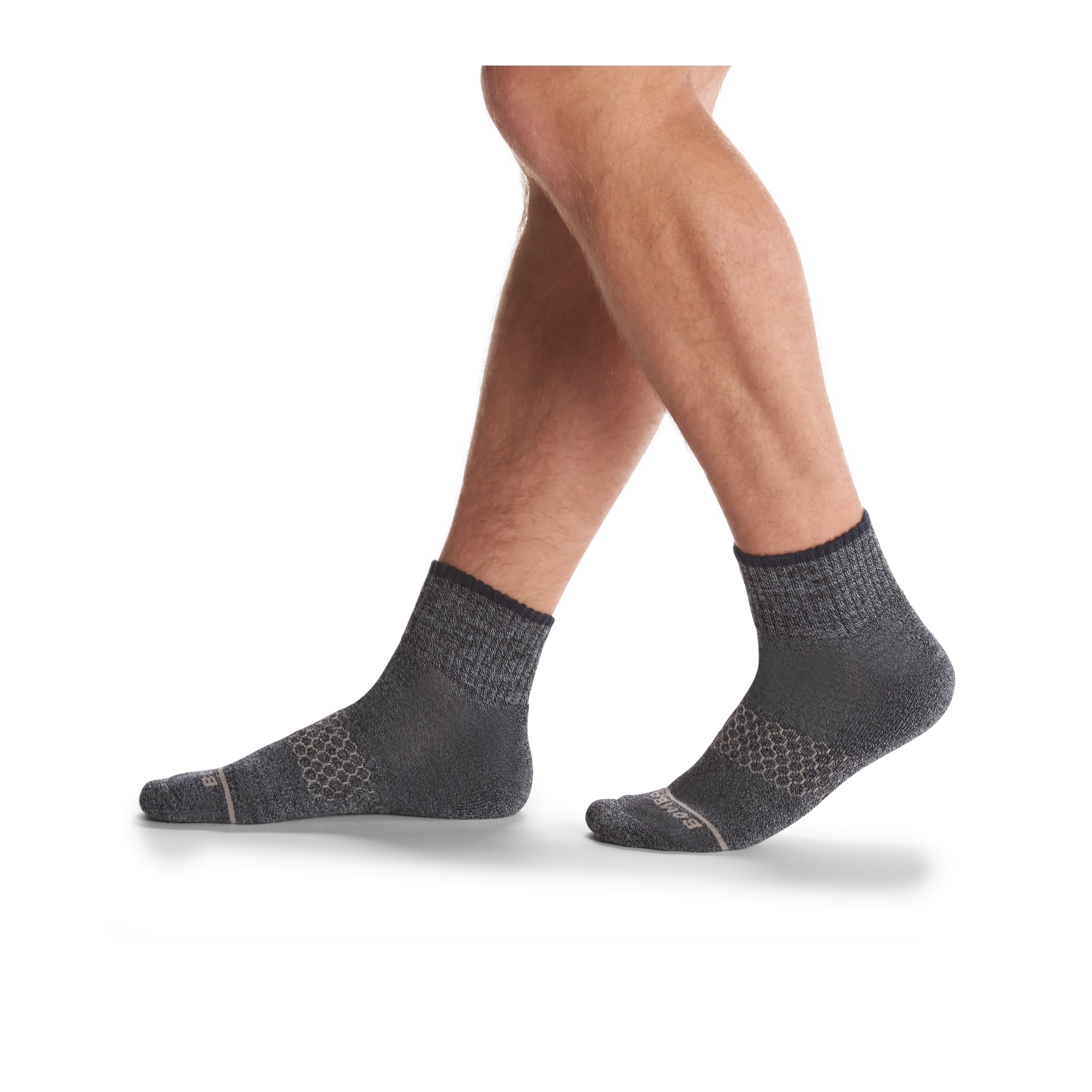 Men's Merino Wool Blend Quarter Sock 4-Pack