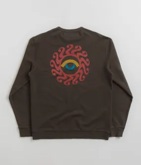 Mollusk Dazy Sun Crewneck Sweatshirt - Faded Black