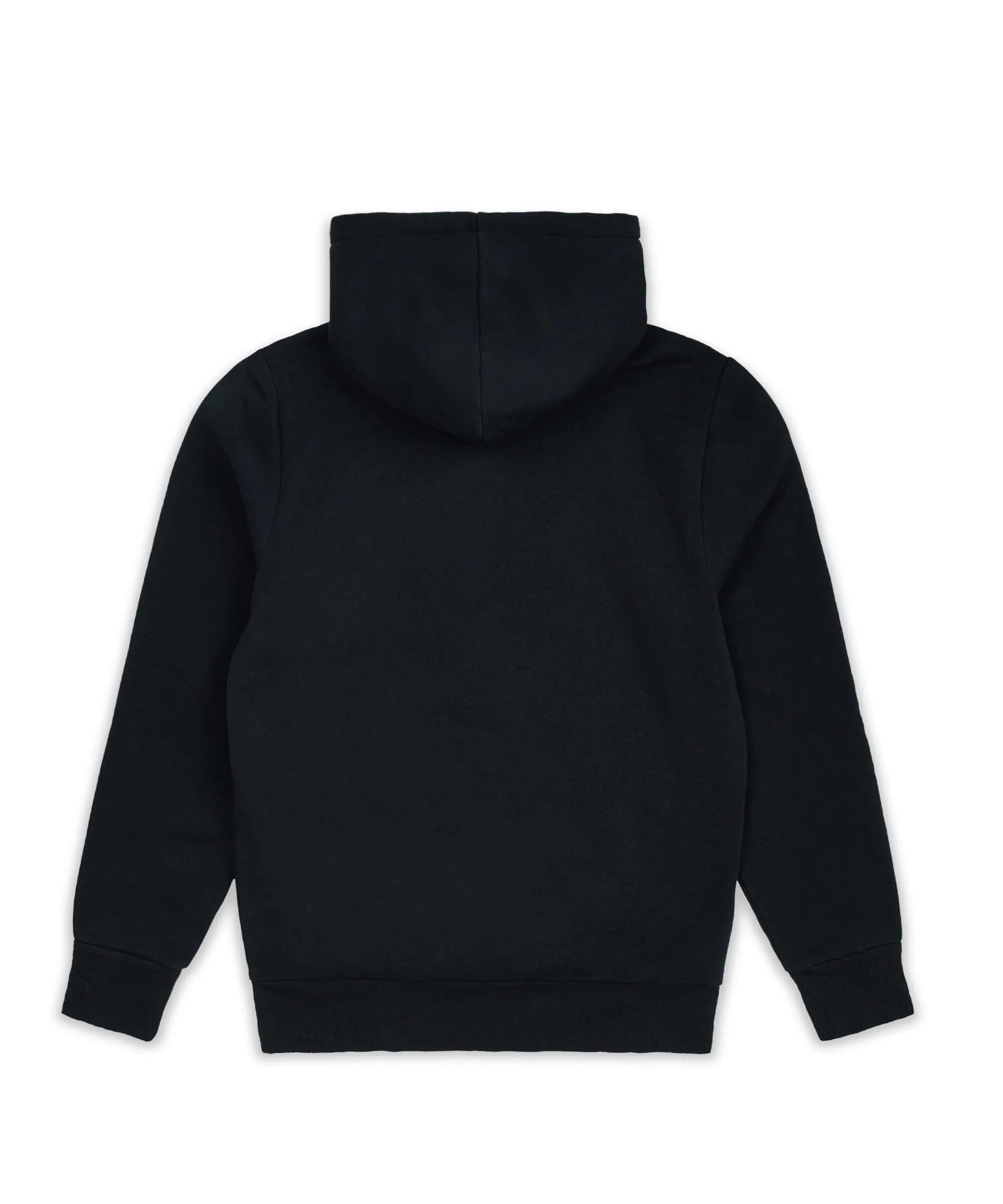 ODB Front Print Washed Hoodie - Black