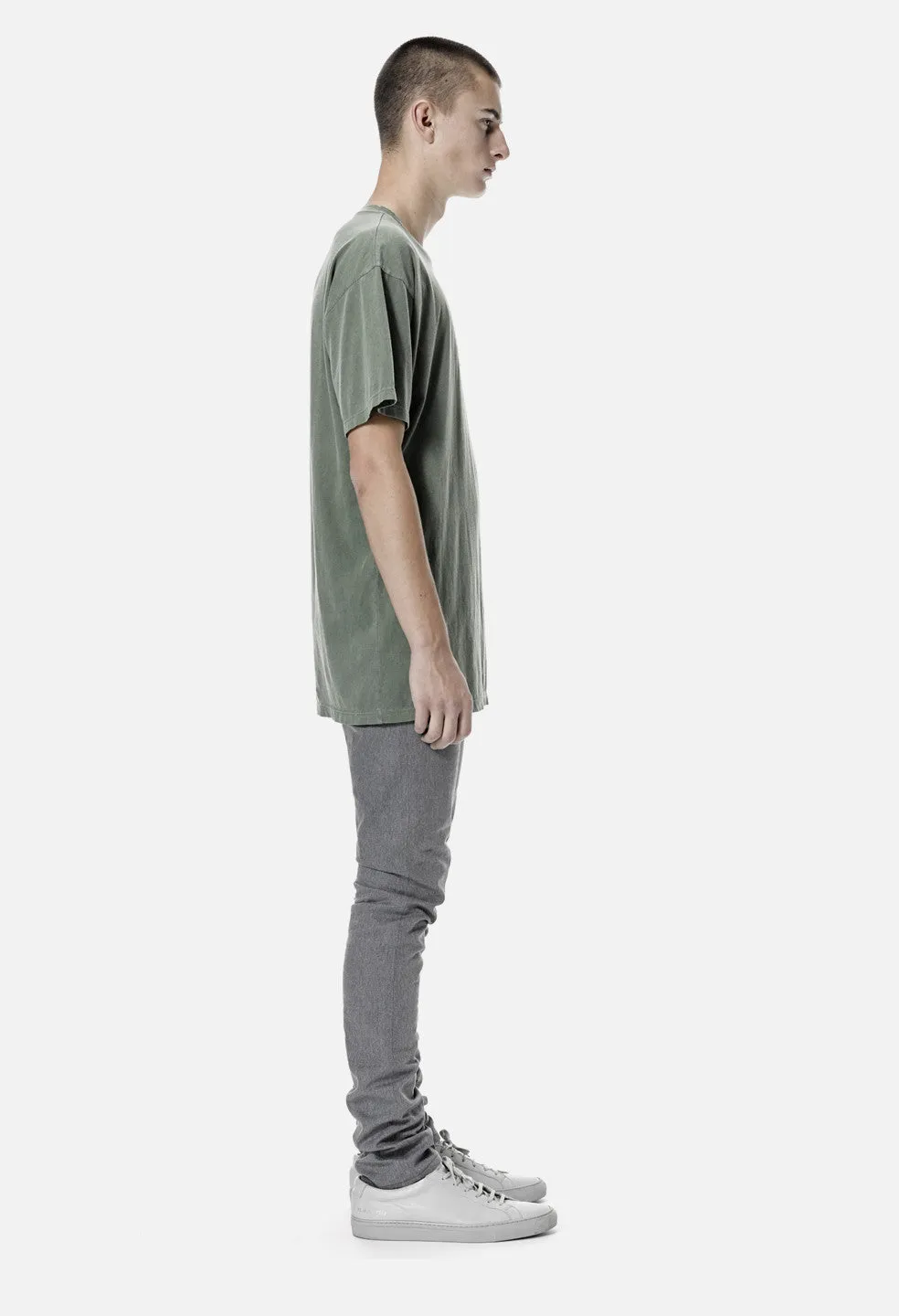 Oversized Pocket Crew / Olive