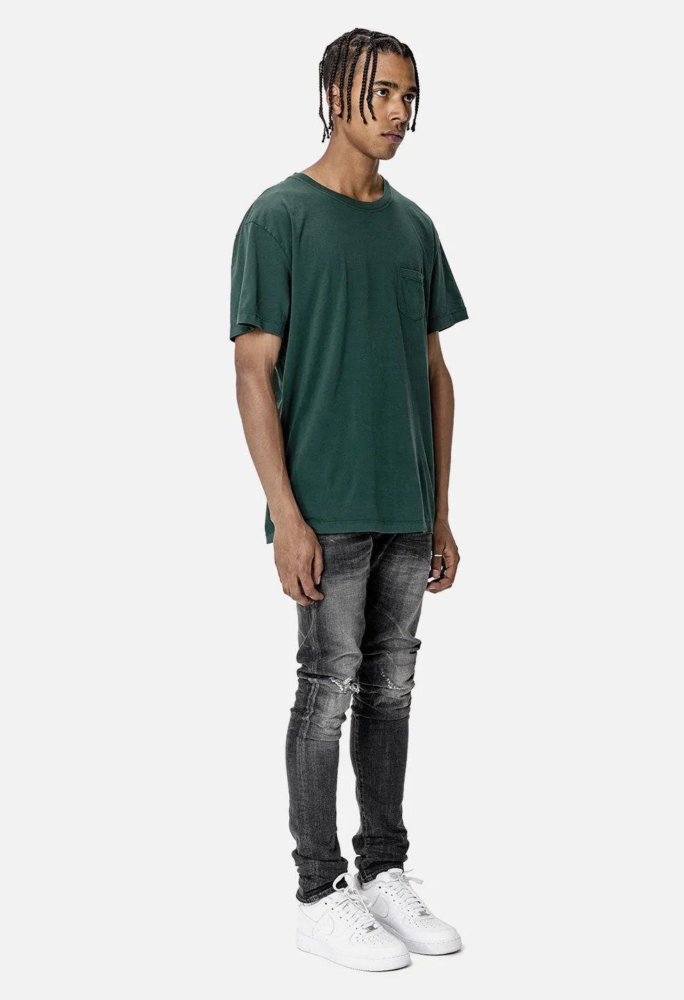 Oversized Pocket Tee / Forest