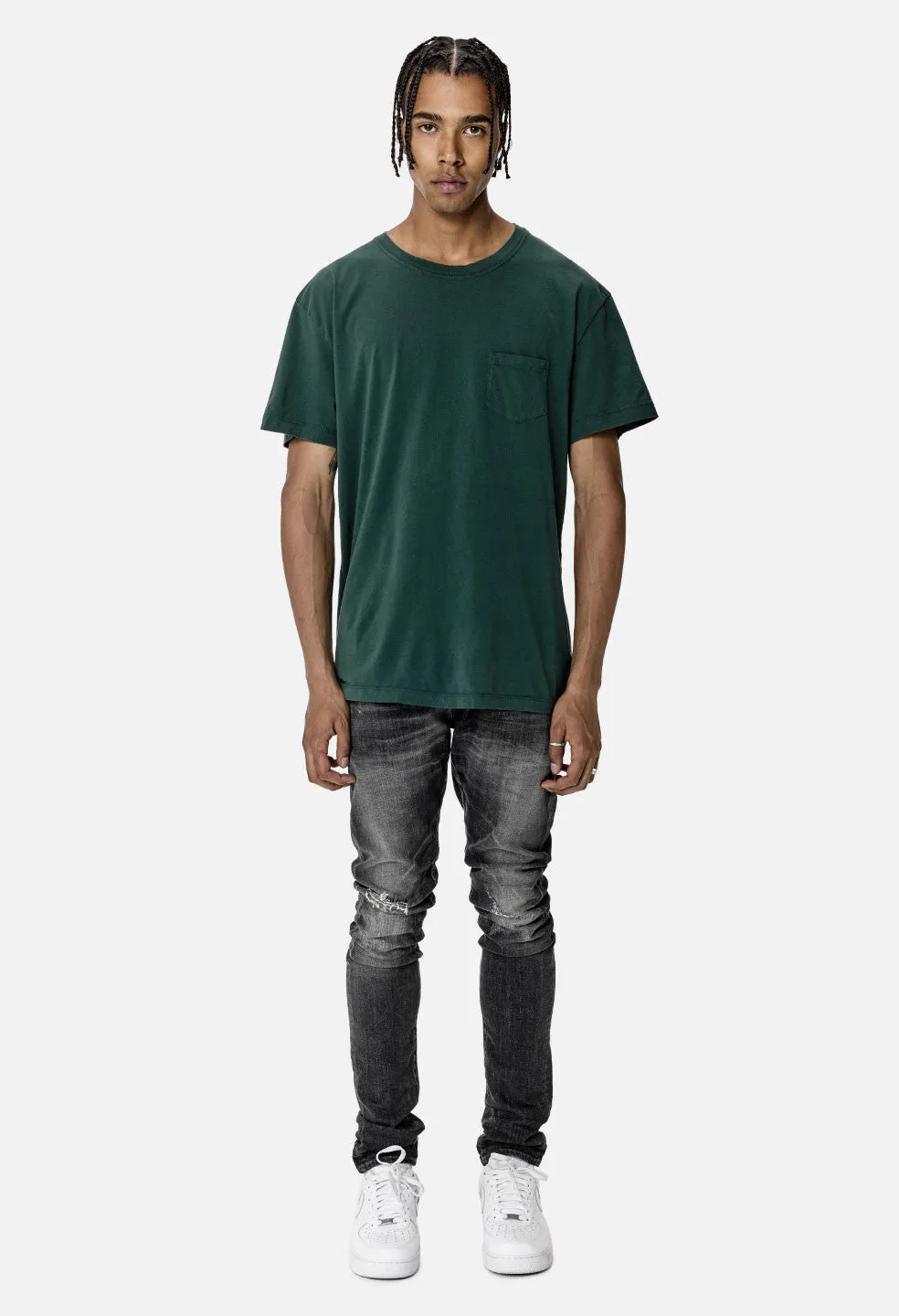 Oversized Pocket Tee / Forest